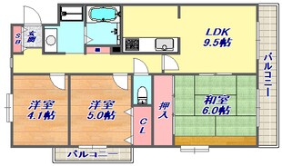 岡本パークレジデンスの物件間取画像